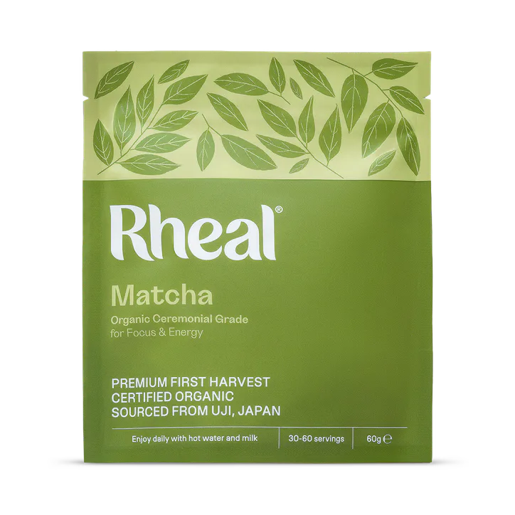 Rheal Organic Japanese Ceremonial Grade Matcha Powder 60 g