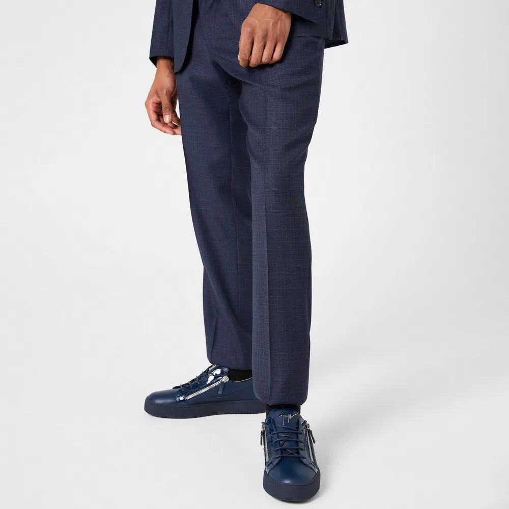 Giuseppe Zanotti May Patent Trainers in Navy 72610, additional product view 2