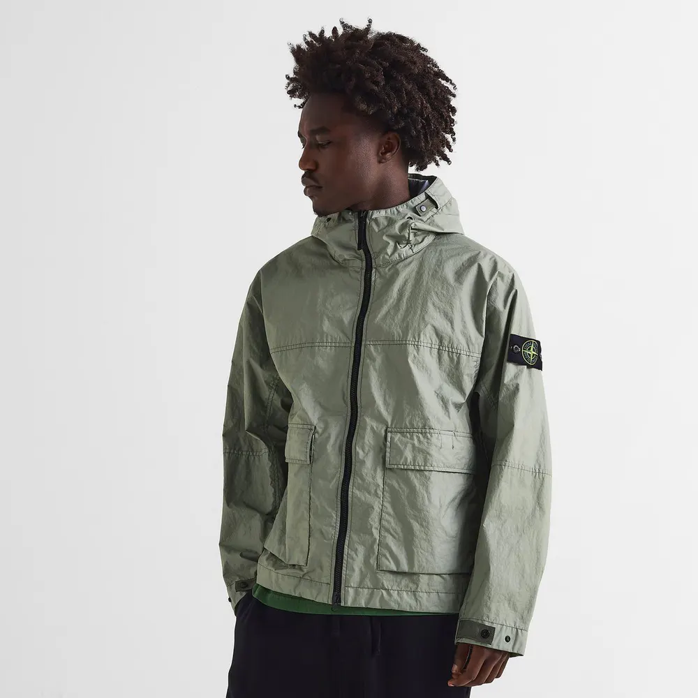 Stone Island Men's Parka in Sage V0055, additional product view 3