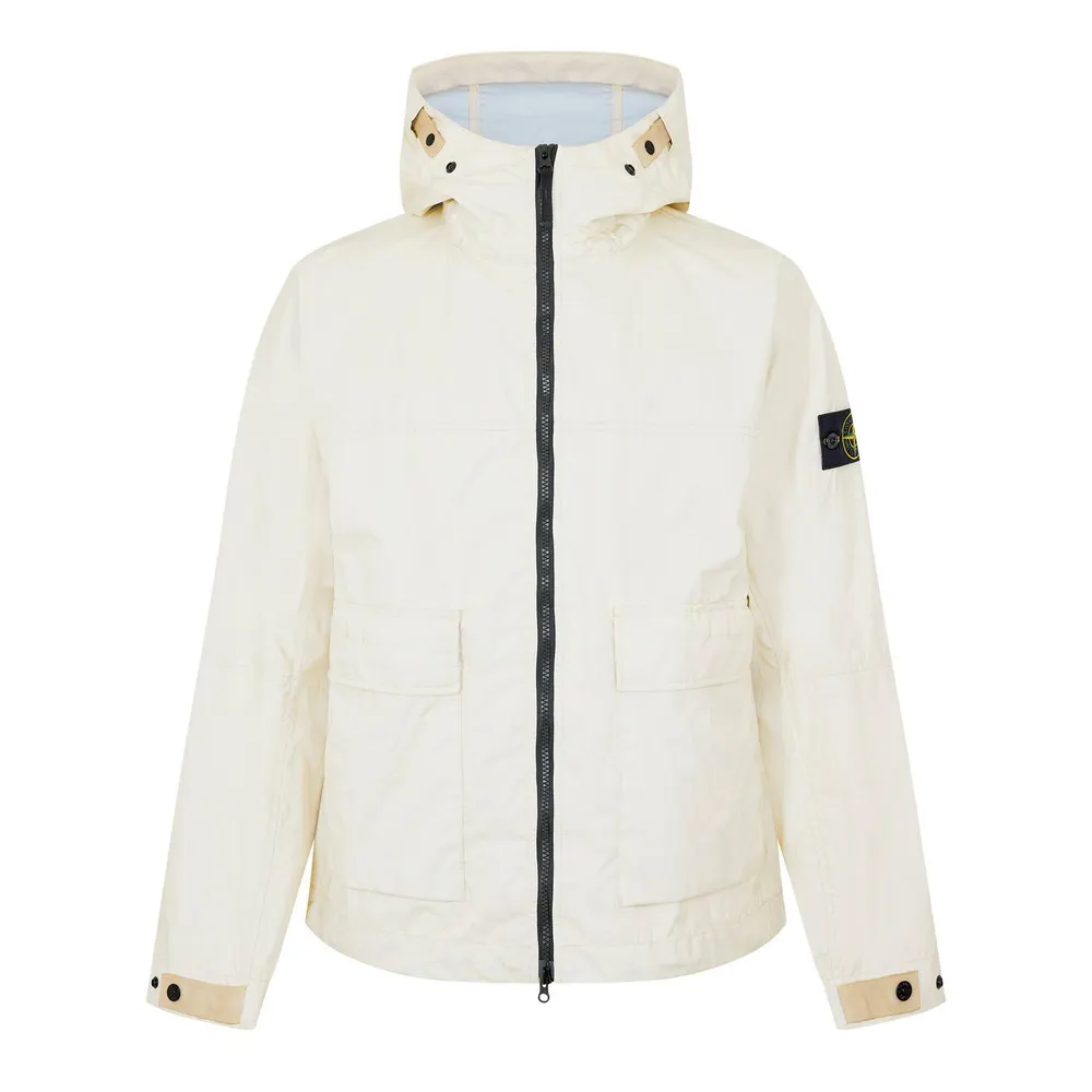 Stone Island Men's Parka in Ivory V0093 – Clothing
