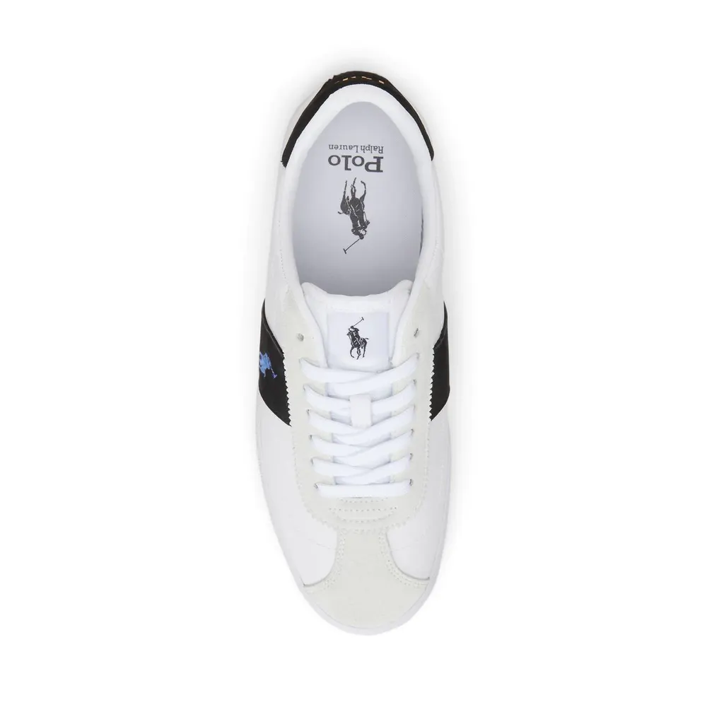 Polo Ralph Lauren Court Vulc Leather Suede Trainers detail 3