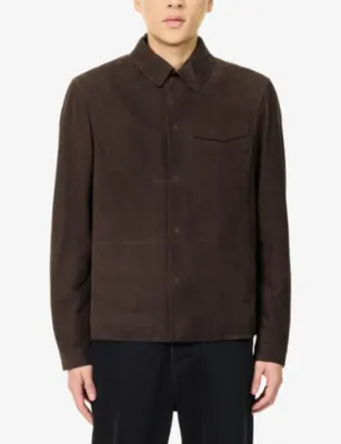 TOM FORD Nubuck Suede Leather Jacket detail 3