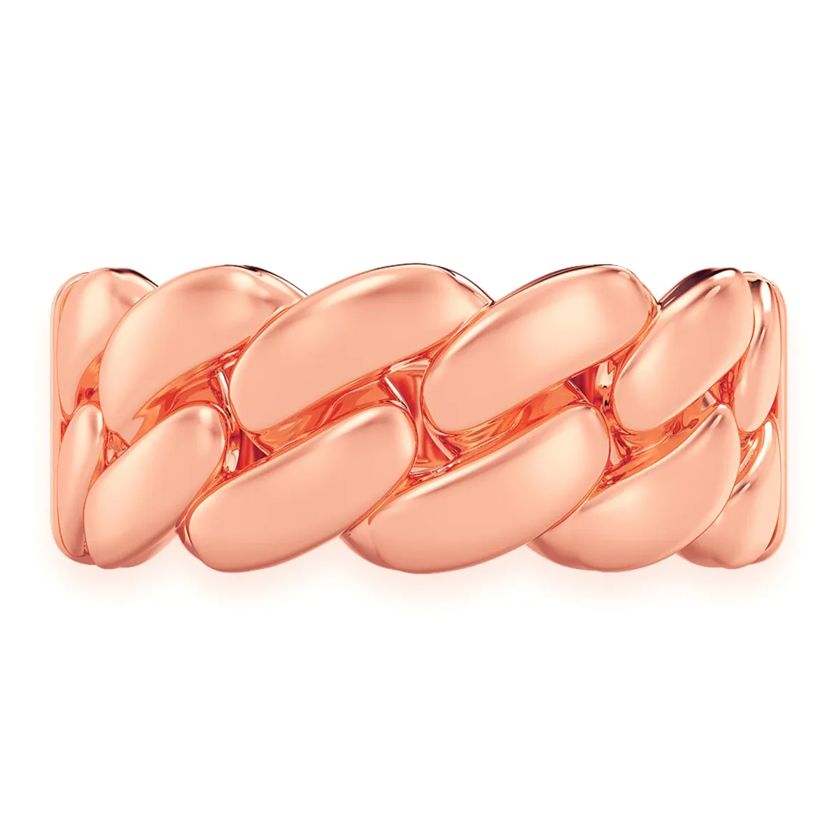 For Him Solid Gold Cuban Ring