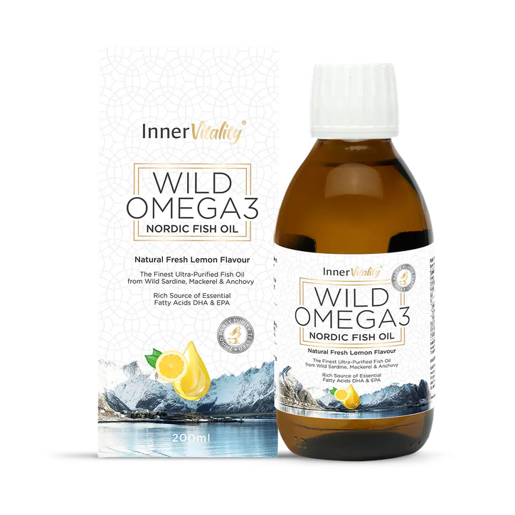 INNER VITALITY Wild Omega 3 Nordic Fish Oil – 200ml