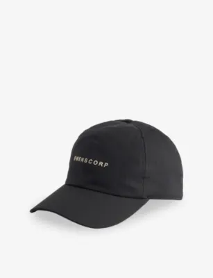 RICK OWENS Brand-Embroidered Panelled Stretch-Cotton Baseball Cap - S