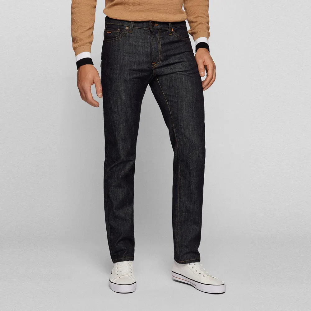 Boss Men's Maine Regular Jeans, Classic Five Pocket Style detail 2