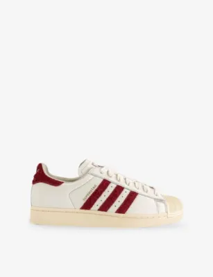 ADIDAS Superstar II Leather Trainers - 12 in OFF WHITE RUST RED WARM – Mens | Trainers | Lace up trainers