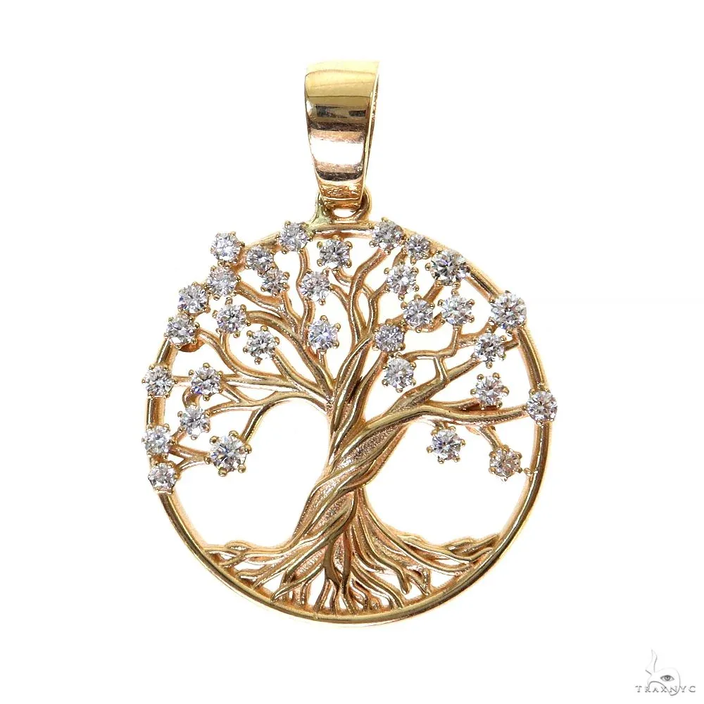 RINA - For Him CUSTOM Tree Of Life Diamond Pendant 69798 in Rose Gold – Pendant