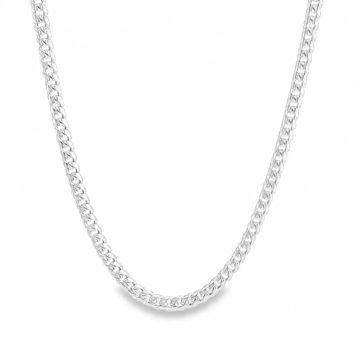 JALGAS - ALESSI DOMENICO Palladium Silver Miami Cuban Chain 3.9mm 71450 – Chain