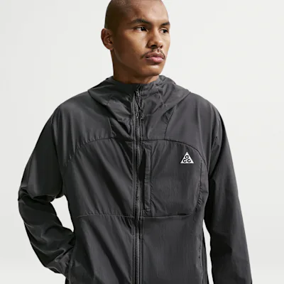 Nike ACG Five Towers Men's UV Protection Jacket - Anthracite/Anthracite/Summit White