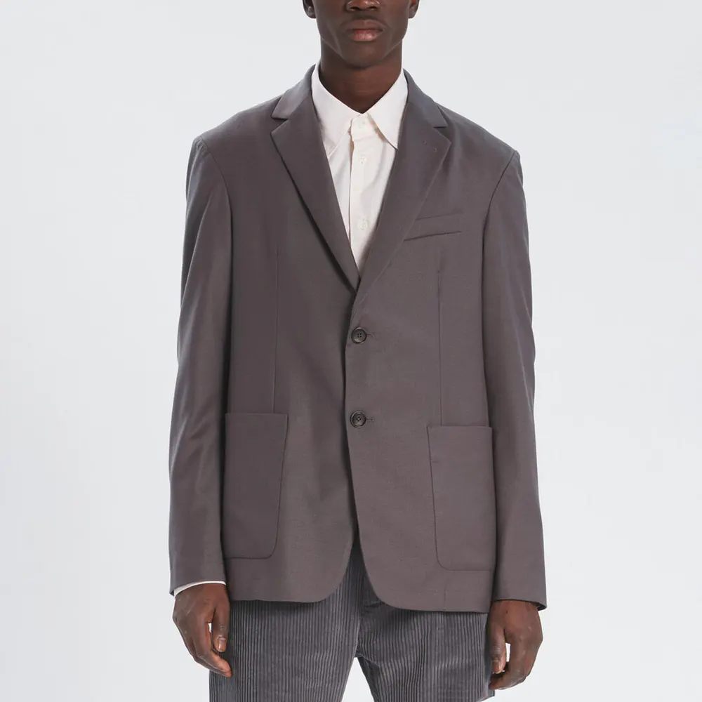 Barena Men's Borgo Long Sleeve Harrington Jacket in Malva 896, additional product view 2