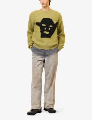 HERESY Goblin Relaxed-Fit Knitted Jumper detail 2