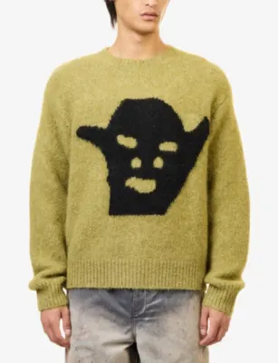 HERESY Goblin Relaxed-Fit Knitted Jumper detail 3