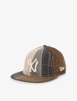 NEW ERA 9FIFTY MLB Patchwork New York Yankees Retro Crown Rayon-Blend Baseball Cap - S/M