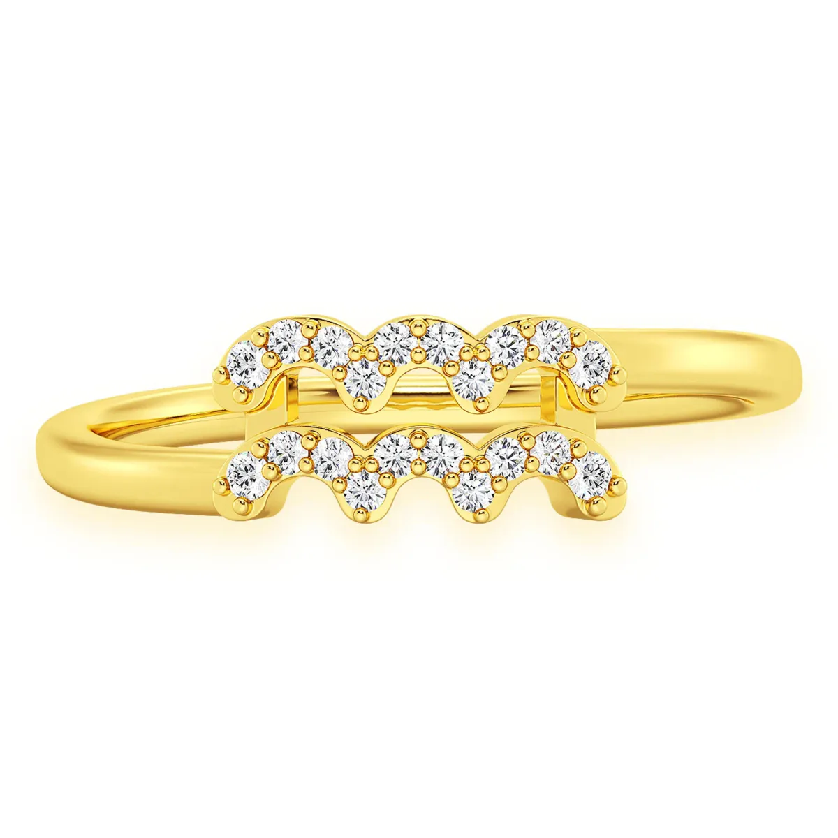 For Him Zodiac Diamond Ring in Aquarius / Rose Gold / Lab Grown Diamond – Ring
