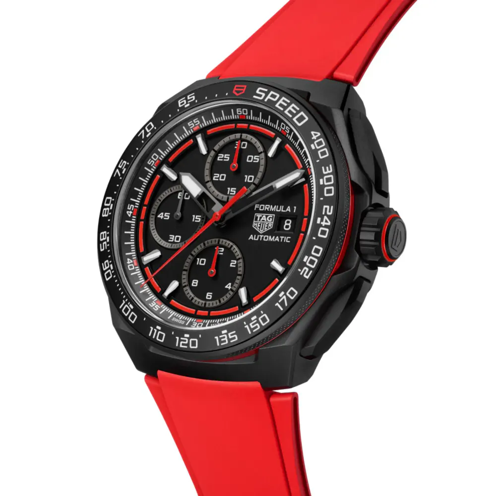 TAG Heuer Formula 1 Chronograph Automatic 44mm Mens Watch Red detail 2