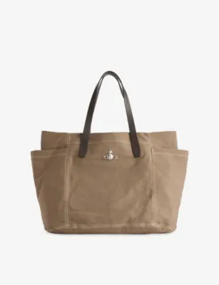 VIVIENNE WESTWOOD Henry Medium Canvas Tote