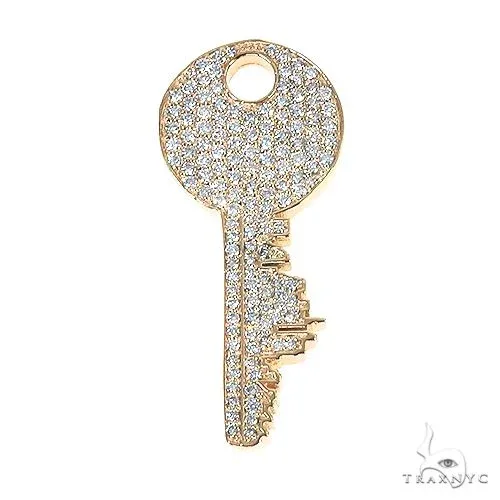 RINA - For Him FACTORY Key Diamond Pendant 49416 in Rose Gold – Pendant
