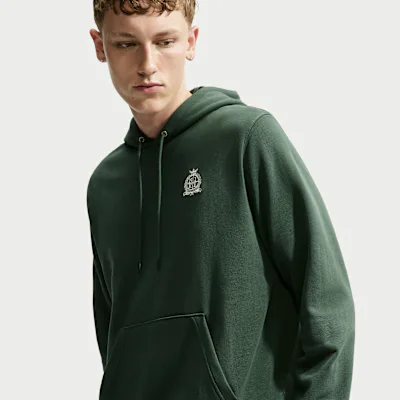 Nike Club Men's French Terry Hoodie - Fir/Fir/Phantom