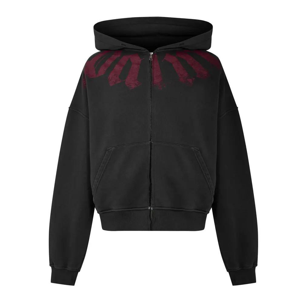 Palm Angels Palm Neck Zip Hoody Sn61