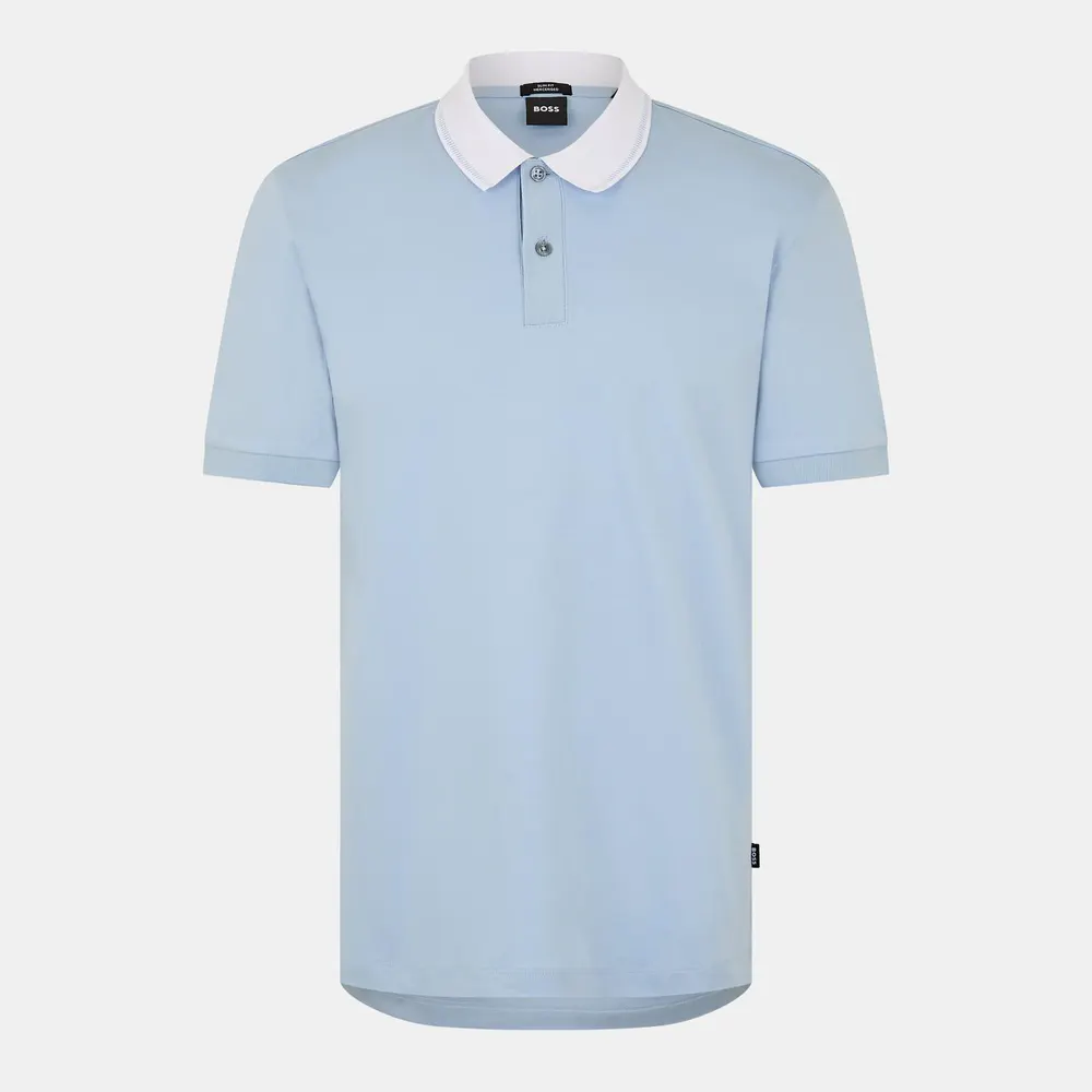 Boss Men's Phillipson Cotton Short Sleeve Slim Fit Polo Shirt