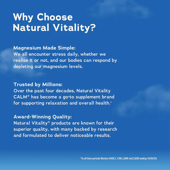 Natural Vitality Calm Magnesium 180mg 60 Vegan Gummies detail 3