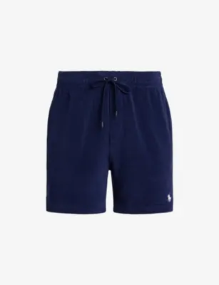 POLO RALPH LAUREN Logo-Embroidered Terry-Textured Cotton-Blend Shorts