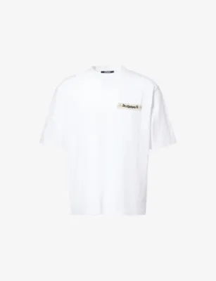 JACQUEMUS The Plage Logo-Patch Cotton-Jersey T-Shirt