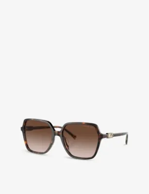 MICHAEL KORS MK2196U Jasper Square-Frame Acetate Sunglasses detail 2