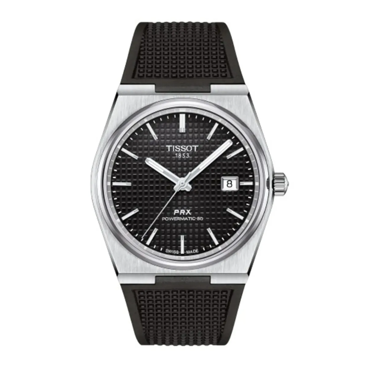 Tissot Powermatic 80 40mm Mens Watch Black