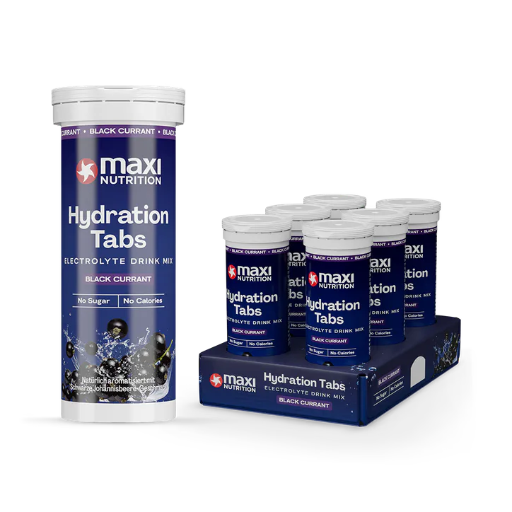 Maxi Nutrition MaxiNutrition Hydration tabs, Black Currant, Zero Sugar 6 x10 Tablets (6 Pack)