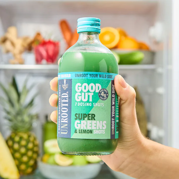 Unrooted Good Gut Dosing Bottle Super Greens & Lemon 420ml, additional product view 2