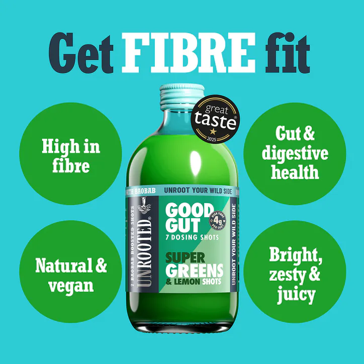 Unrooted Good Gut Dosing Bottle Super Greens & Lemon 420ml, additional product view 3