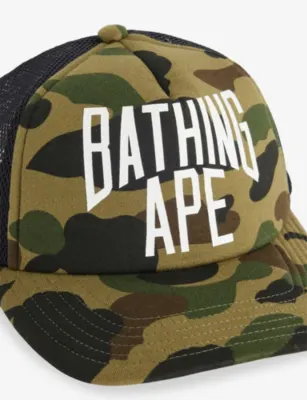 A BATHING APE 1st Camo Nyc Logo Mesh Cap detail 2