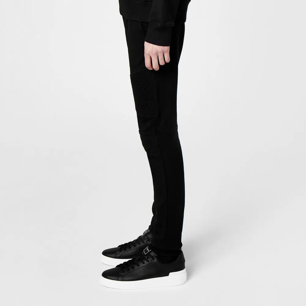 Balmain Logo Cotton Sweatpants detail 3