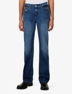 7 FOR ALL MANKIND The Bootcut Mid-Wash Denim Jeans detail 3