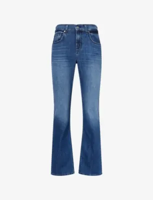 7 FOR ALL MANKIND The Bootcut Mid-Wash Denim Jeans