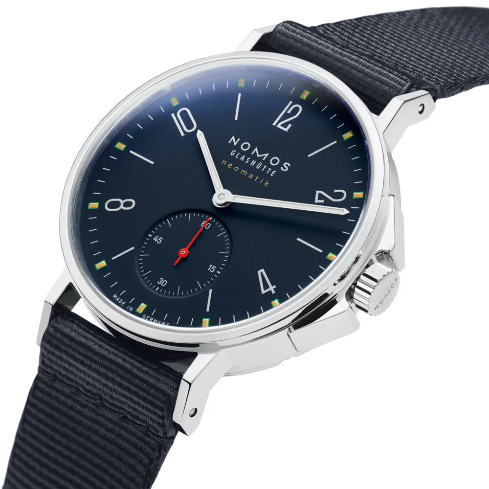 NOMOS Glashutte Ahoi Neomatik Atlantic 36mm Unisex Watch in Blue, additional product view 2