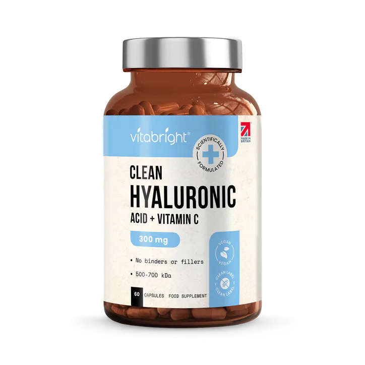 VitaBright Hyaluronic Acid with Vitamin C - 300mg - 60 Capsules
