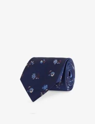 PAUL SMITH Floral Silk Tie
