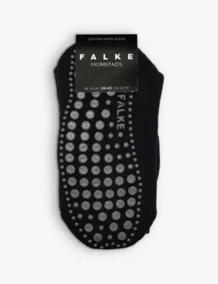 FALKE Homepads - 3180 Asphalt Mel. - 5.5-8 in 3000 BLACK – Mens | Underwear & socks | Socks | Plain Socks
