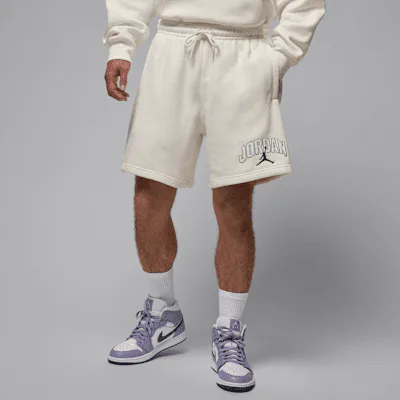 Jordan Brooklyn Fleece Men's Graphic Shorts - Sail/Dark Grey