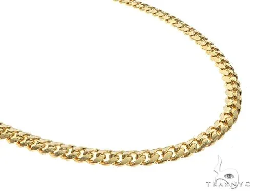 JALGAS - AMERICAS GOLD 14K Yellow Gold Solid Miami Cuban Link 26 Inches 3.8mm 68655 in Rose – Chain