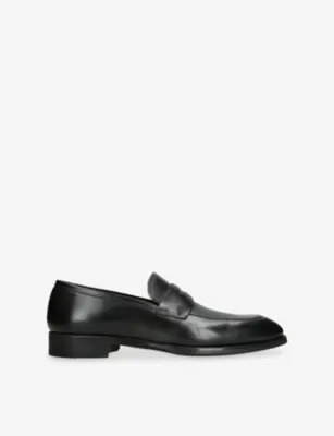 MAGNANNI Madison Leather Loafers - EUR 43.5 / 9.5 UK MEN in BLACK – Mens | Loafers