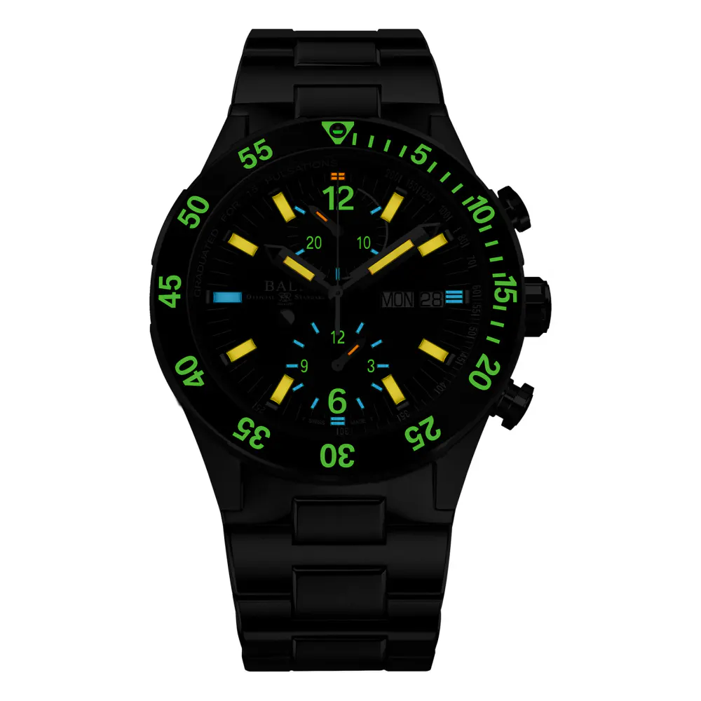BALL Roadmaster Rescue Chronograph 42mm Limited Edition Mens Watch Black in Black, additional product view 2