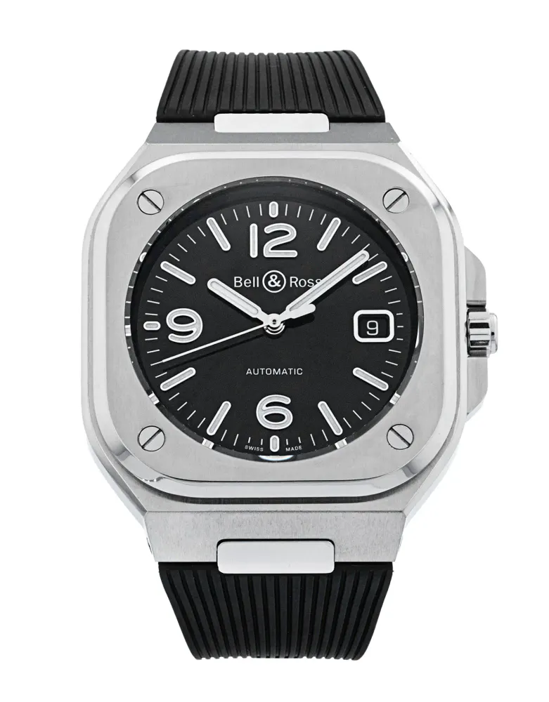Bell and Ross BR 05 BR05A-BL-ST/SRB — 2016 — Excellent in Black Quarter Arabic – Pre-owned watches