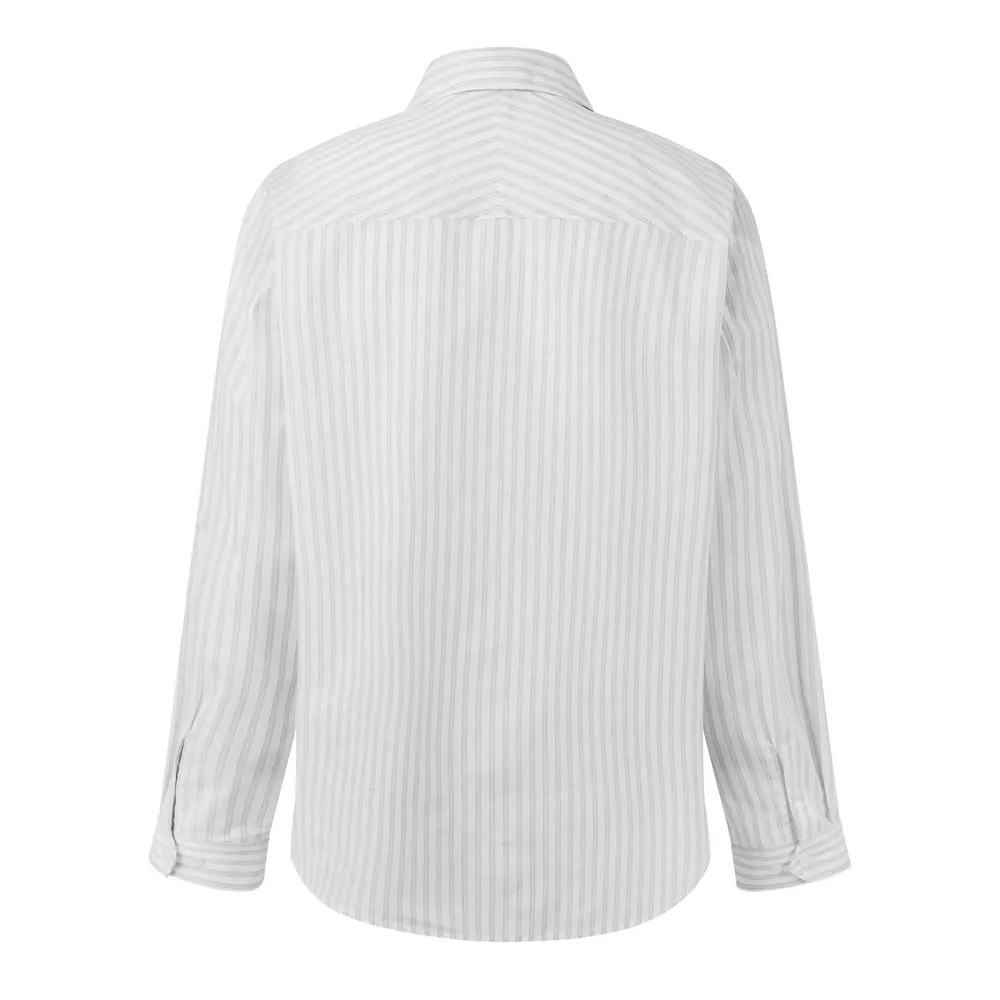 Represent Men's Pinstripe Long Sleeve Patterned Shirt detail 2