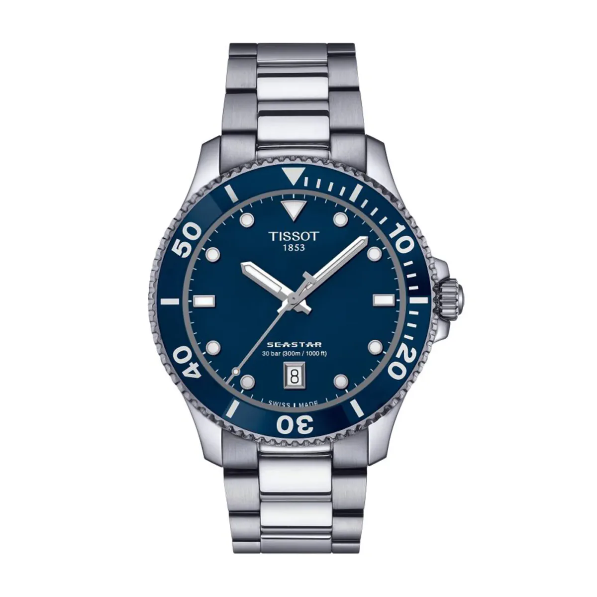 Tissot Seastar 1000 40mm Mens Watch Blue