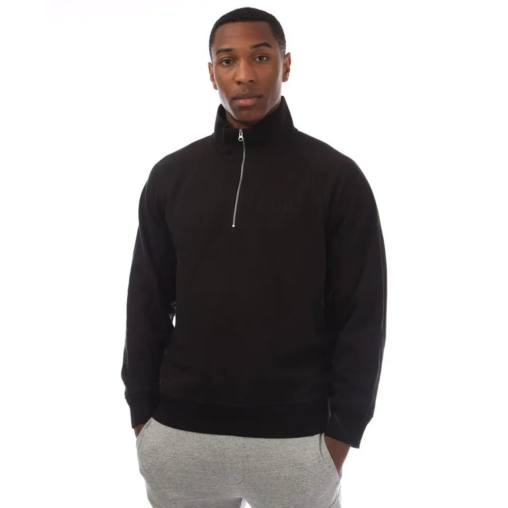 CP Company Diagonal Raised Fleece Half-Zip Sweatshirt