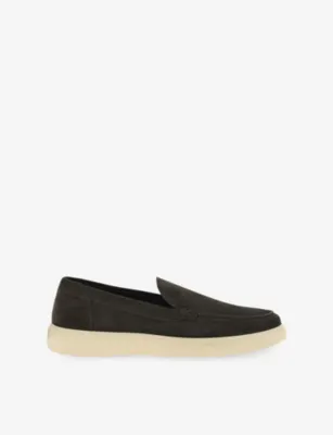 BOGGI MILANO Stratus Suede Loafers - EUR 44 / 10 UK MEN in DARK BROWN – Mens | Loafers